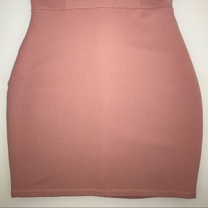 Short pink dress